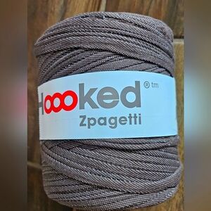 Hoooked Zpagetti BROWN tshirt ribbon yarn NWT large roll 131yards